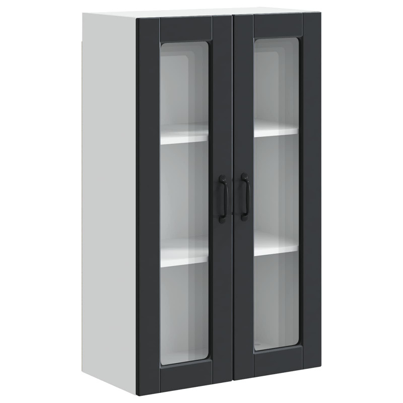 Szafka kuchenna Czarny 60 x 31 x 100 cm Materiał drewnopochodny