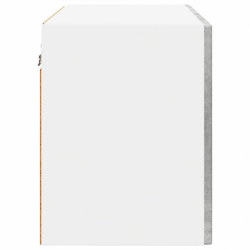 Szafka kuchenna z półką 2 pcs Betonowy szary 60 x 31 x 40 cm