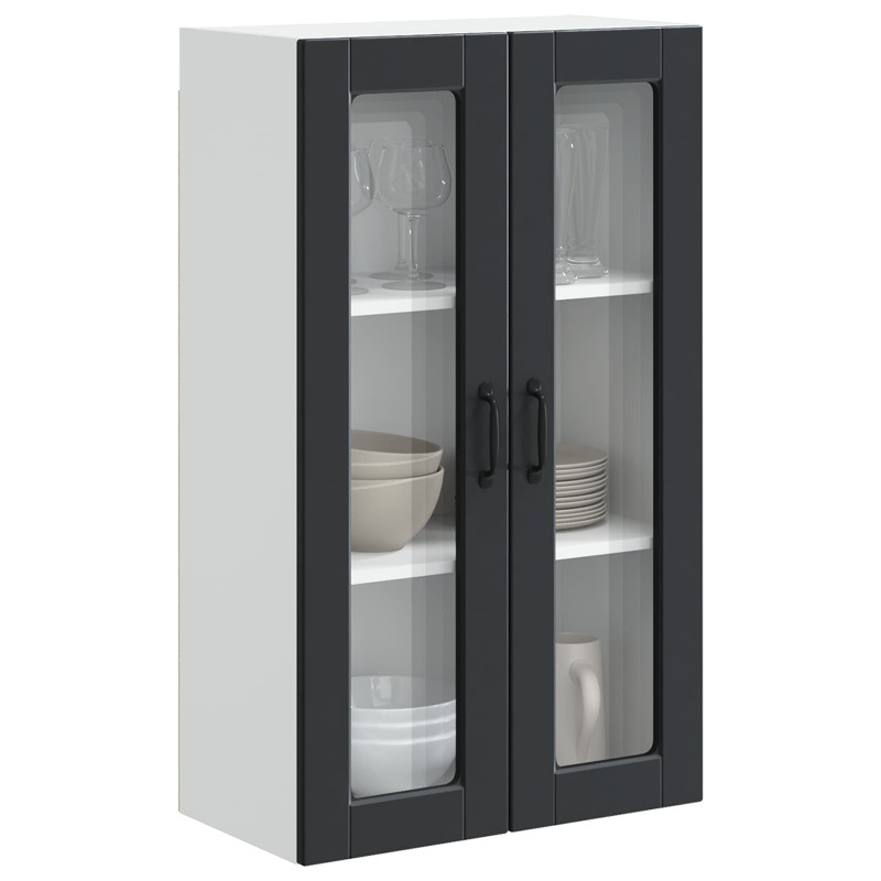 Szafka kuchenna Czarny 60 x 31 x 100 cm Materiał drewnopochodny