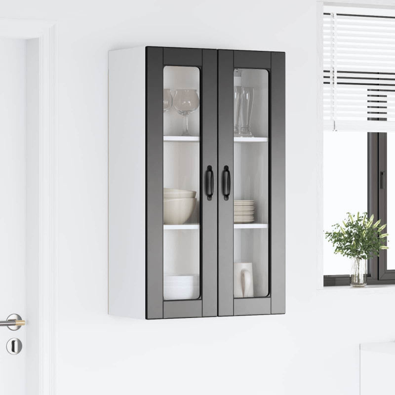 Szafka kuchenna Czarny 60 x 31 x 100 cm Materiał drewnopochodny