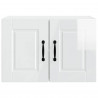 Szafka kuchenna 2 pcs Wysoki połysk biały 60 x 31 x 40 cm