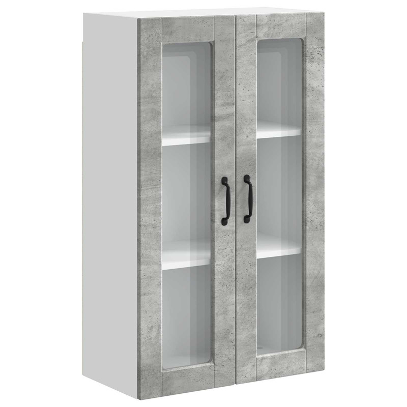 Szafka kuchenna z półką Betonowy szary 60 x 31 x 100 cm