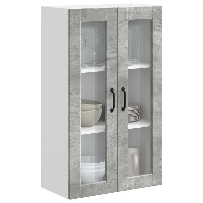 Szafka kuchenna z półką Betonowy szary 60 x 31 x 100 cm