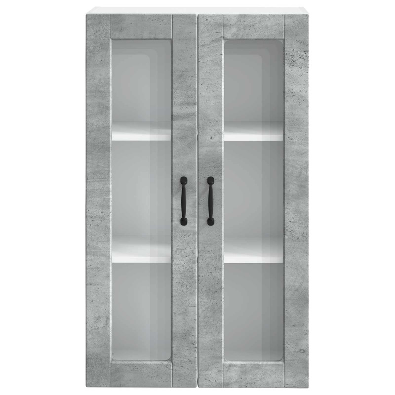 Szafka kuchenna z półką Betonowy szary 60 x 31 x 100 cm