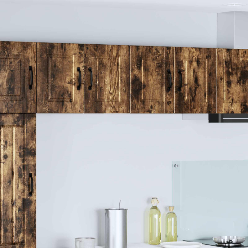 Szafka kuchenna z półką 2 pcs Dąb wędzony 60 x 31 x 40 cm