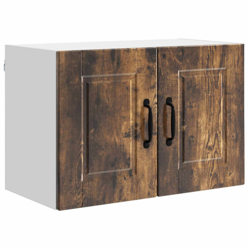 Szafka kuchenna z półką 2 pcs Dąb wędzony 60 x 31 x 40 cm