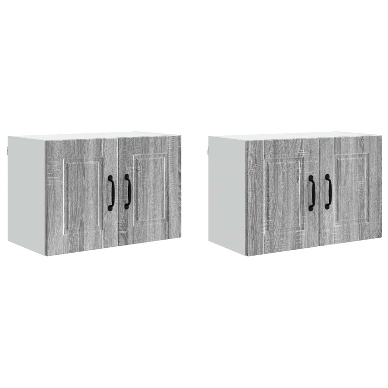 Szafka kuchenna z półką 2 pcs Szary Sonoma 60 x 31 x 40 cm