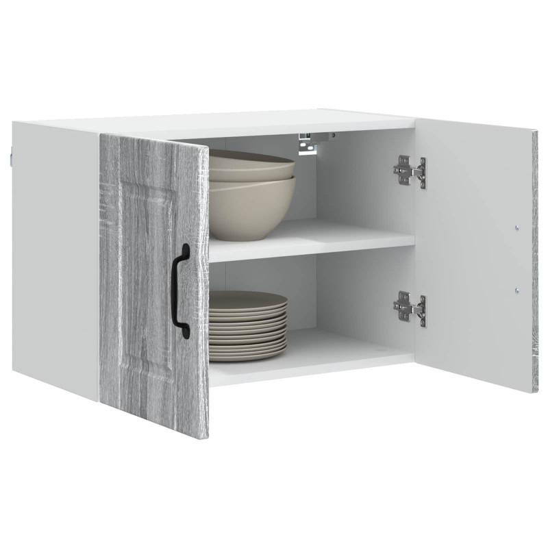 Szafka kuchenna z półką 2 pcs Szary Sonoma 60 x 31 x 40 cm