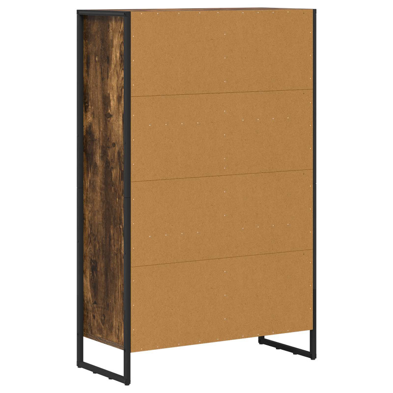 Szafka na książki Dąb dymny 99,5 x 30 x 108,5 cm