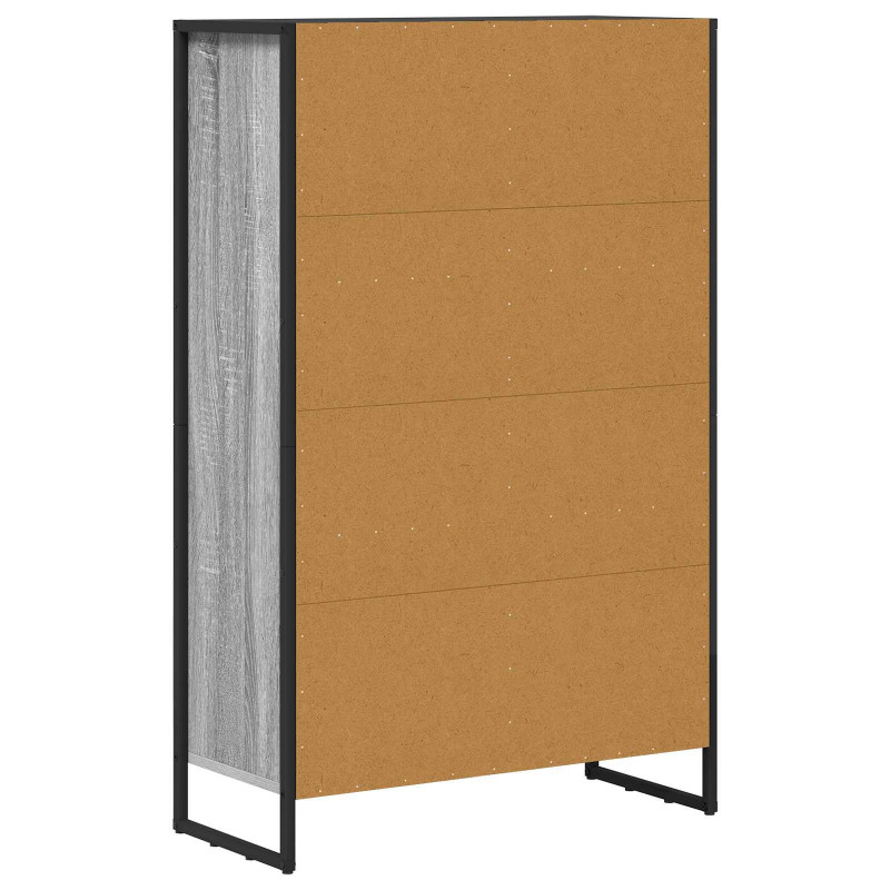 Szafka na książki Szary Sonoma 99,5 x 30 x 108,5 cm