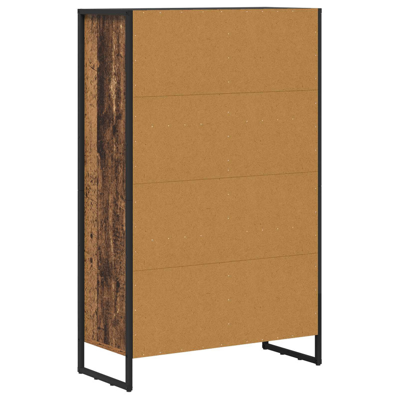 Szafka na książki Stare drewno 99,5 x 30 x 108,5 cm