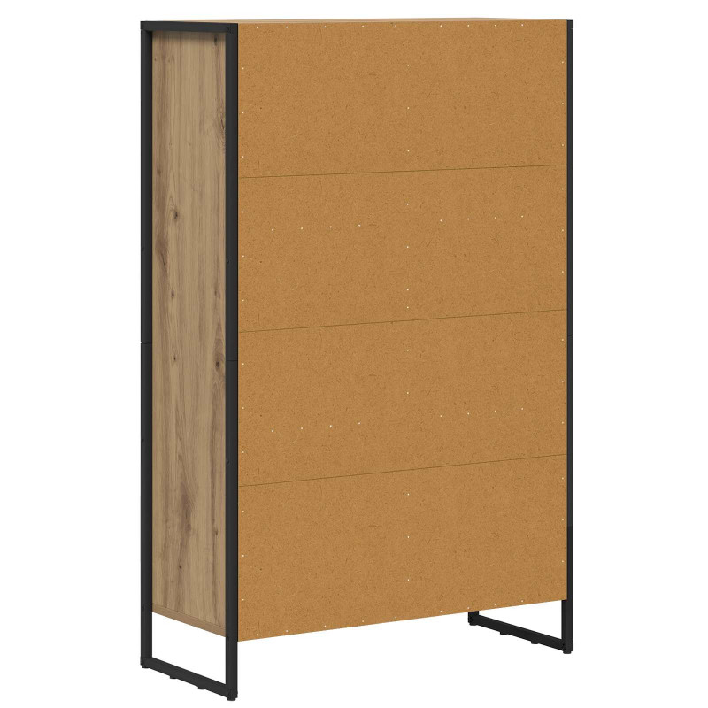 Szafka na książki Dąb rzemieślniczy 99,5 x 30 x 108,5 cm
