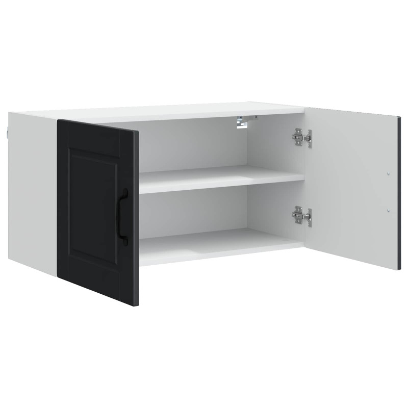 Szafka kuchenna Czarny 80 x 31 x 40 cm Materiał drewnopochodny