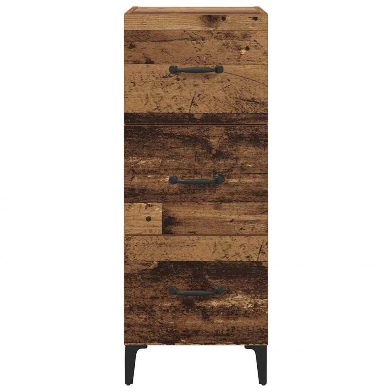Bufet Stare drewno 34,5 x 34 x 90 cm Materiał drewnopochodny