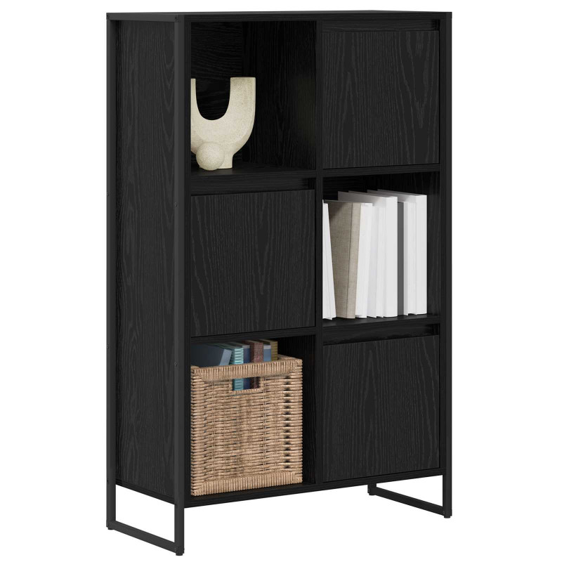 Szafka na książki Czarny Dąb 68 x 30 x 108.5 cm