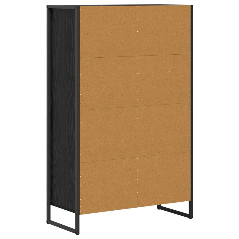 Szafka na książki Czarny Dąb 68 x 30 x 108.5 cm