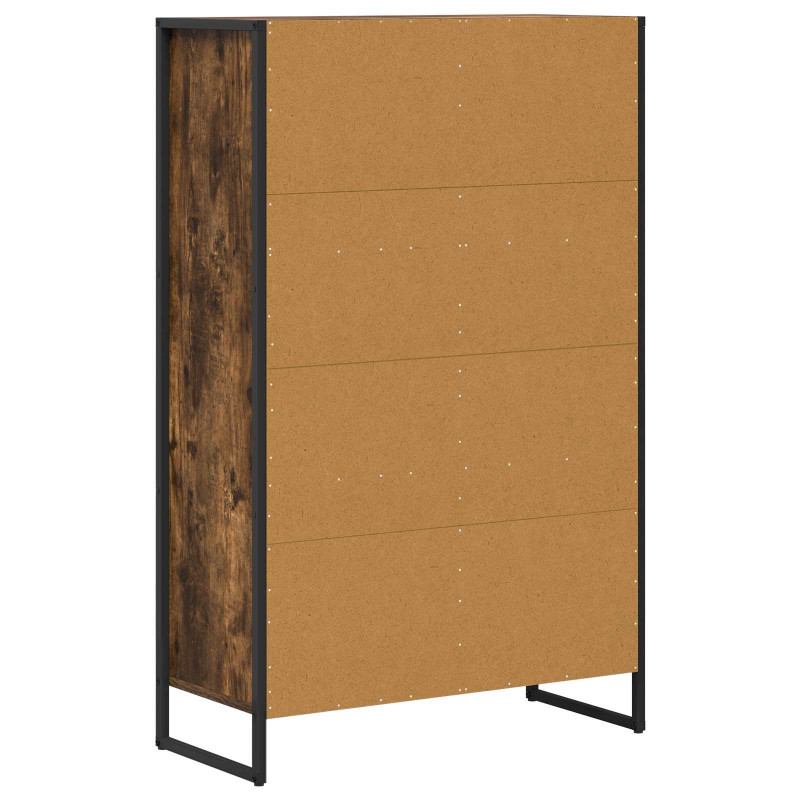 Szafka na książki Dąb dymny 68 x 30 x 108.5 cm
