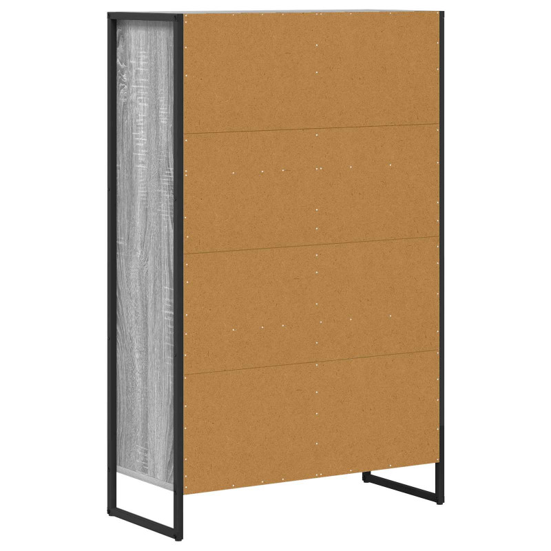 Szafka na książki Szary Sonoma 68 x 30 x 108.5 cm