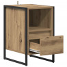 Stolik nocny 2 pcs Dąb rzemieślniczy 39,5 x 30 x 50 cm