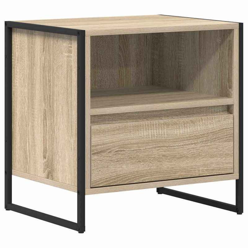 Stolik nocny z szufladą 2 pcs Sonoma 50 x 39,5 x 50 cm