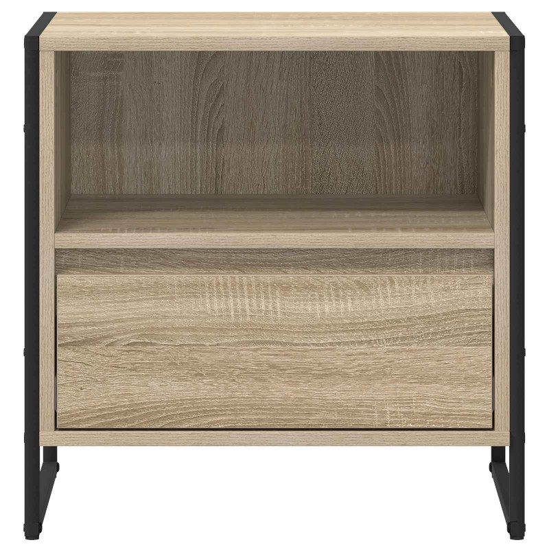 Stolik nocny z szufladą 2 pcs Sonoma 50 x 39,5 x 50 cm