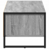 Szafka pod telewizor Szary Sonoma 100 x 36.5 x 30.5 cm