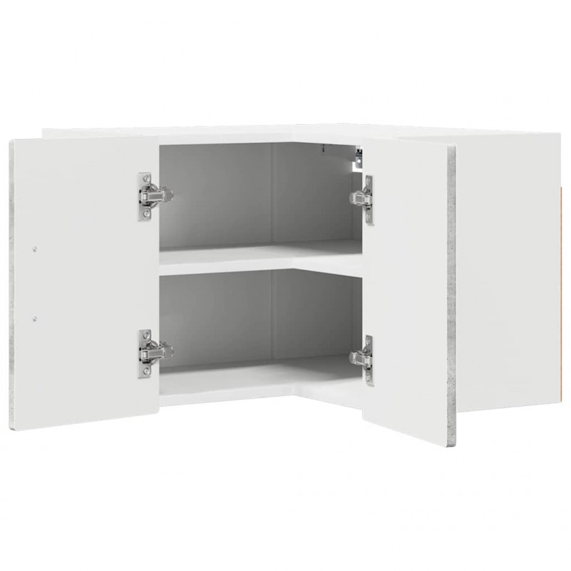 Szafka kuchenna z półką Betonowy szary 57 x 57 x 40 cm