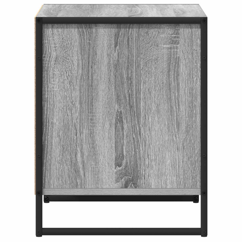 Stolik nocny z szufladą 2 pcs Szary Sonoma 50 x 39,5 x 50 cm