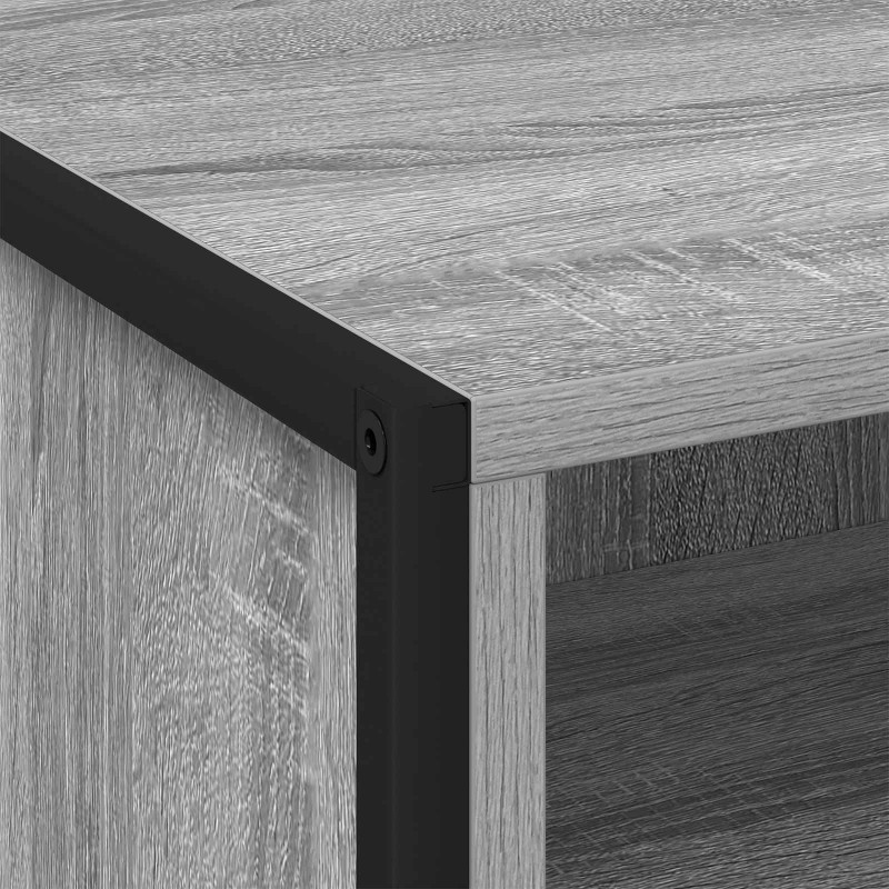 Stolik nocny z szufladą 2 pcs Szary Sonoma 50 x 39,5 x 50 cm