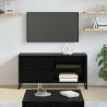 Szafka pod telewizor z szufladą Czarny Dąb 100 x 36 x 49,5 cm