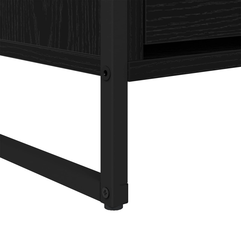 Szafka pod telewizor z szufladą Czarny Dąb 100 x 36 x 49,5 cm