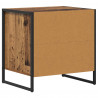Stolik nocny z szufladą 2 pcs Stare drewno 50 x 39,5 x 50 cm