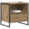 Stolik nocny 2 pcs Dąb rzemieślniczy 50 x 39,5 x 50 cm