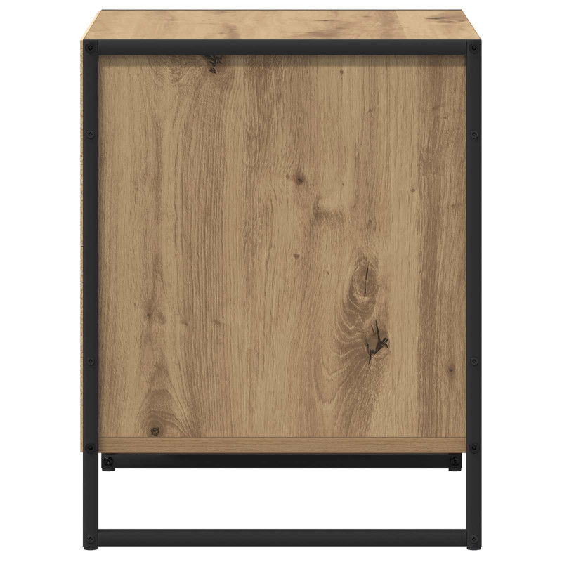 Stolik nocny 2 pcs Dąb rzemieślniczy 50 x 39,5 x 50 cm