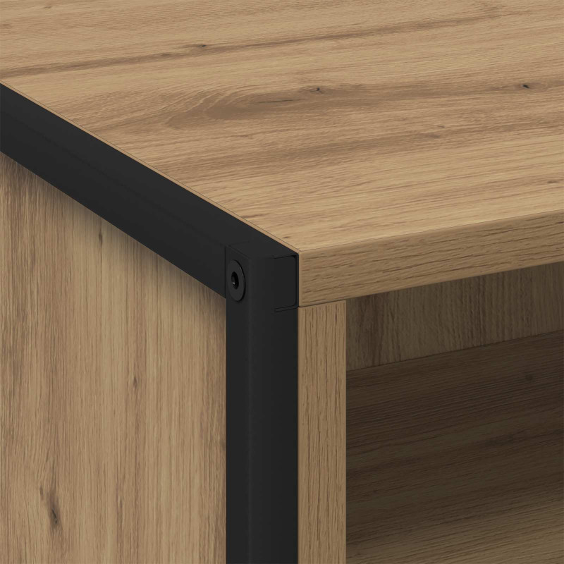 Stolik nocny 2 pcs Dąb rzemieślniczy 50 x 39,5 x 50 cm