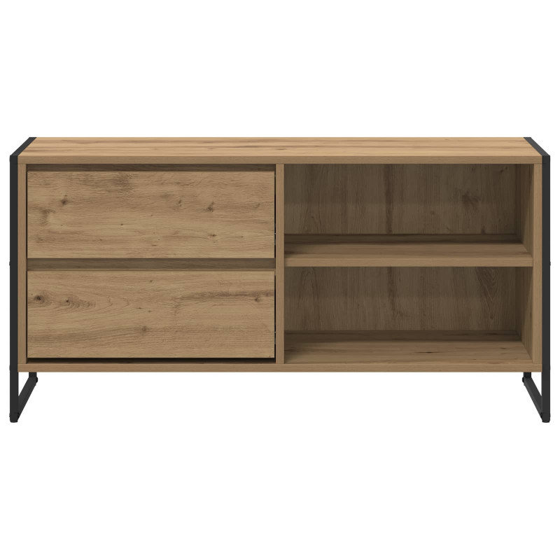 Szafka pod telewizor Dąb rzemieślniczy 100 x 36 x 49,5 cm