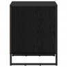 Stolik nocny z szufladą 2 pcs Czarny Dąb 50 x 39.5 x 50 cm