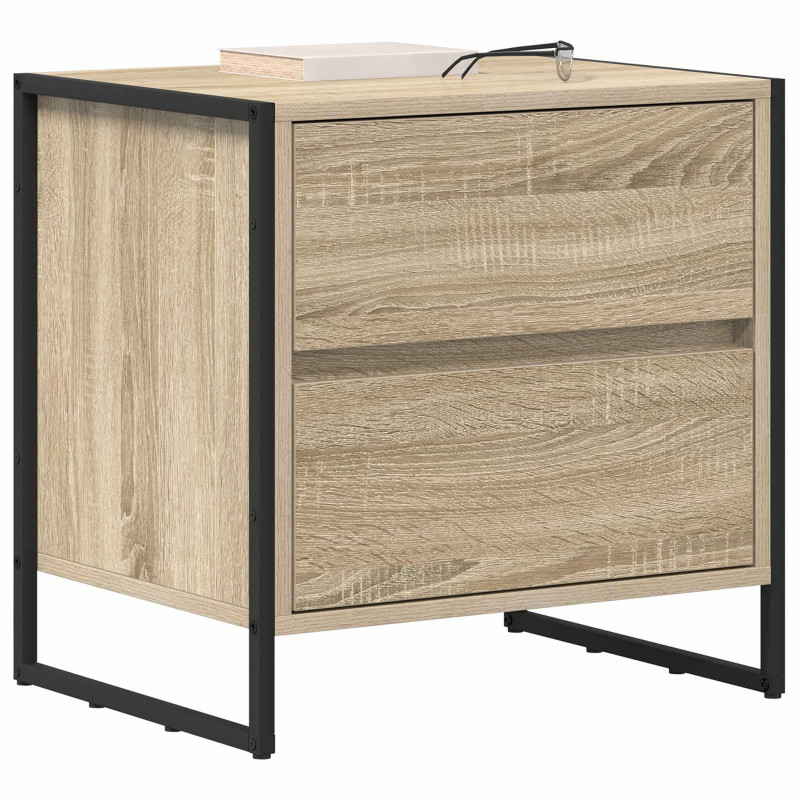 Stolik nocny Sonoma 50 x 39.5 x 50 cm Materiał drewnopochodny