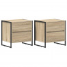 Stolik nocny z szufladą 2 pcs Sonoma 50 x 39.5 x 50 cm