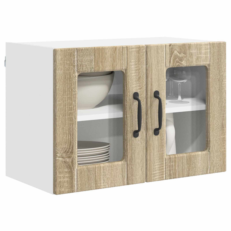 Szafka kuchenna z półką 2 pcs Dąb Sonoma 60 x 31 x 40 cm
