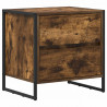 Stolik nocny z szufladą 2 pcs Dąb dymny 50 x 39.5 x 50 cm