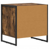 Stolik nocny z szufladą 2 pcs Dąb dymny 50 x 39.5 x 50 cm