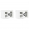 Szafka kuchenna 2 pcs Wysoki połysk biały 60 x 31 x 40 cm