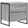 Stolik nocny z szufladą 2 pcs Szary Sonoma 50 x 39.5 x 50 cm