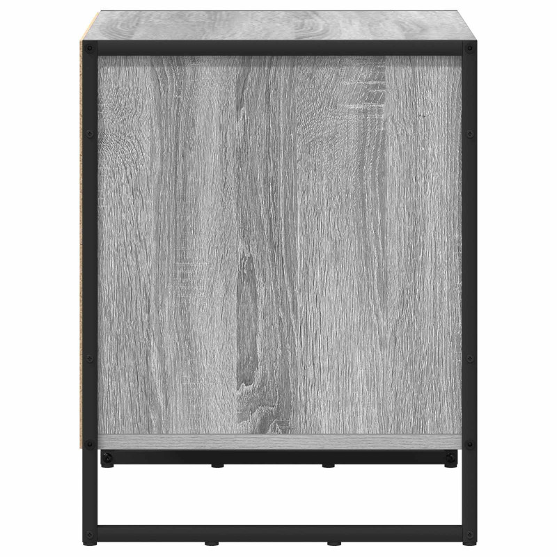 Stolik nocny z szufladą 2 pcs Szary Sonoma 50 x 39.5 x 50 cm