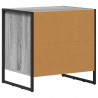 Stolik nocny z szufladą 2 pcs Szary Sonoma 50 x 39.5 x 50 cm