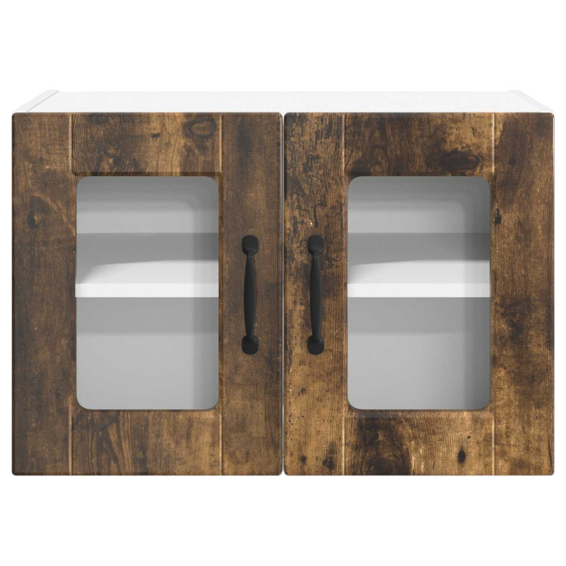 Szafka kuchenna z półką 2 pcs Dąb wędzony 60 x 31 x 40 cm