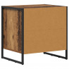 Stolik nocny z szufladą 2 pcs Stare drewno 50 x 39.5 x 50 cm