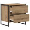 Stolik nocny 2 pcs Dąb rzemieślniczy 50 x 39.5 x 50 cm