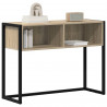 Stolik końcowy Sonoma 100 x 36 x 75 cm Materiał drewnopochodny